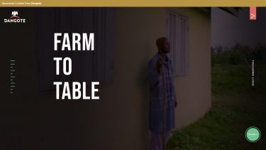 Dangote sponsor content site Farm to Table on CNN.com