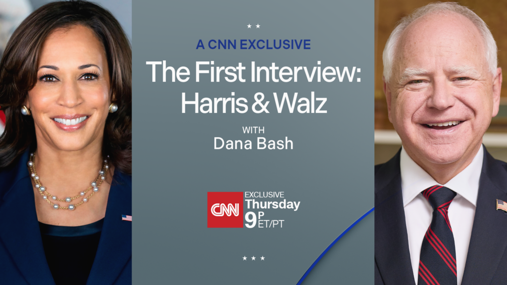 The First Interview: Harris & Waltz - CNN exclusive - CNN International ...